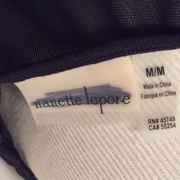 Nanette Lepore dress, black and Blue M - NWOT - Picture 6 of 6